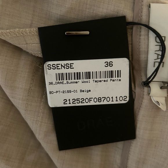 NWT Drae light wool pants, size 2 - Picture 6 of 6